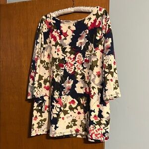 Chico's Multicolor Floral Knit Top